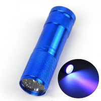 Ультрафиолетовый фонарик 9 светодиодов для сушки гель лака или клея LED 395 нм