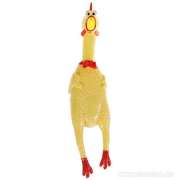 Сумасшедшая кричащая Курица Crazy Chicken  антистресс 16 см