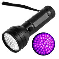 Ультрафиолетовый фонарик 51 светодиод для сушки гель лака или клея LED 395 нм